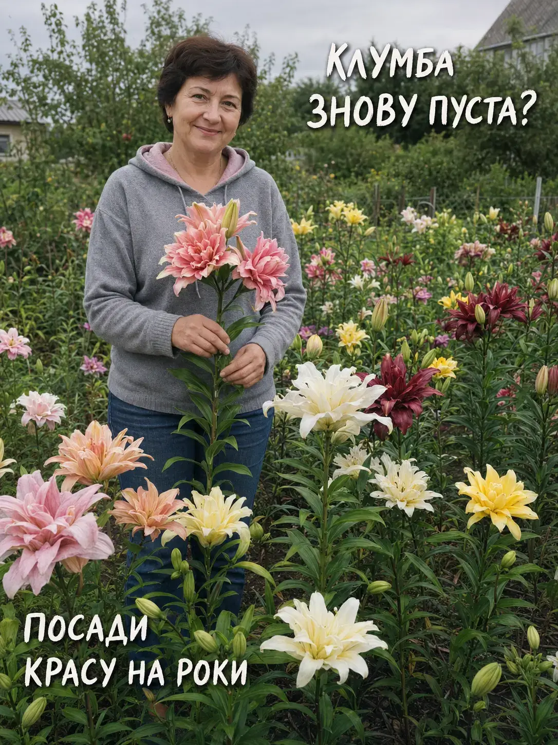 Піоновидна лілія Marshmallow